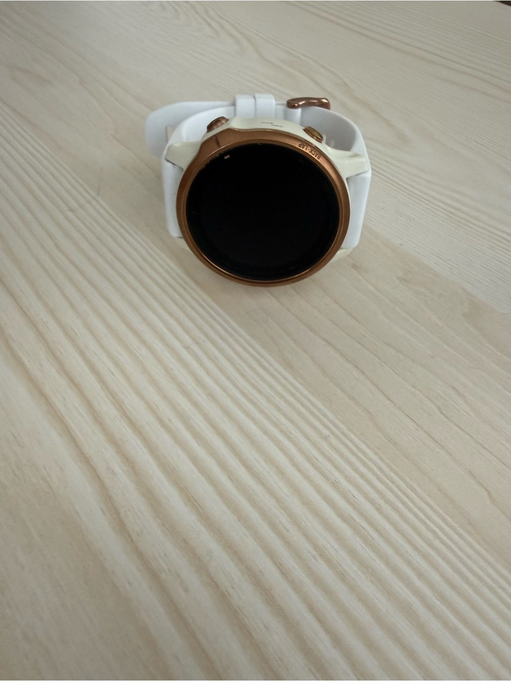 White and Rose Garmin Fenix 6